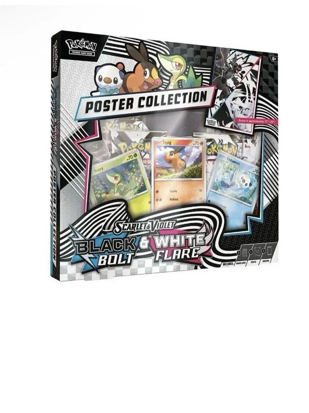 Pokémon TCG S&V Unova Poster Collection White Flare/Black Bolt